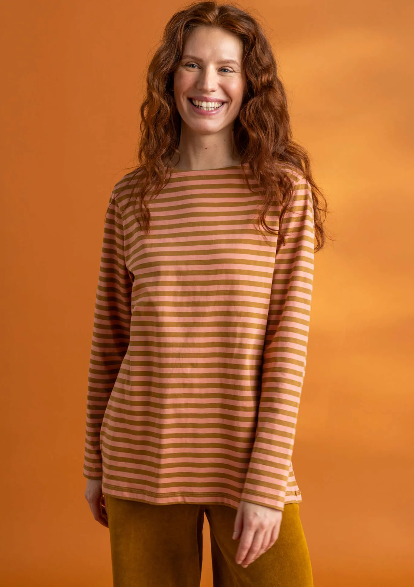 Basic-Streifenshirt aus Bio-Baumwolle