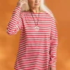 Basic-Streifenshirt aus Bio-Baumwolle