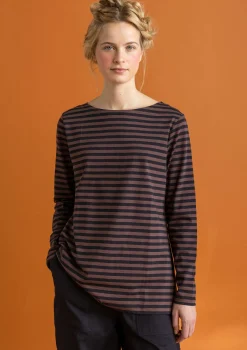 Basic-Streifenshirt aus Bio-Baumwolle