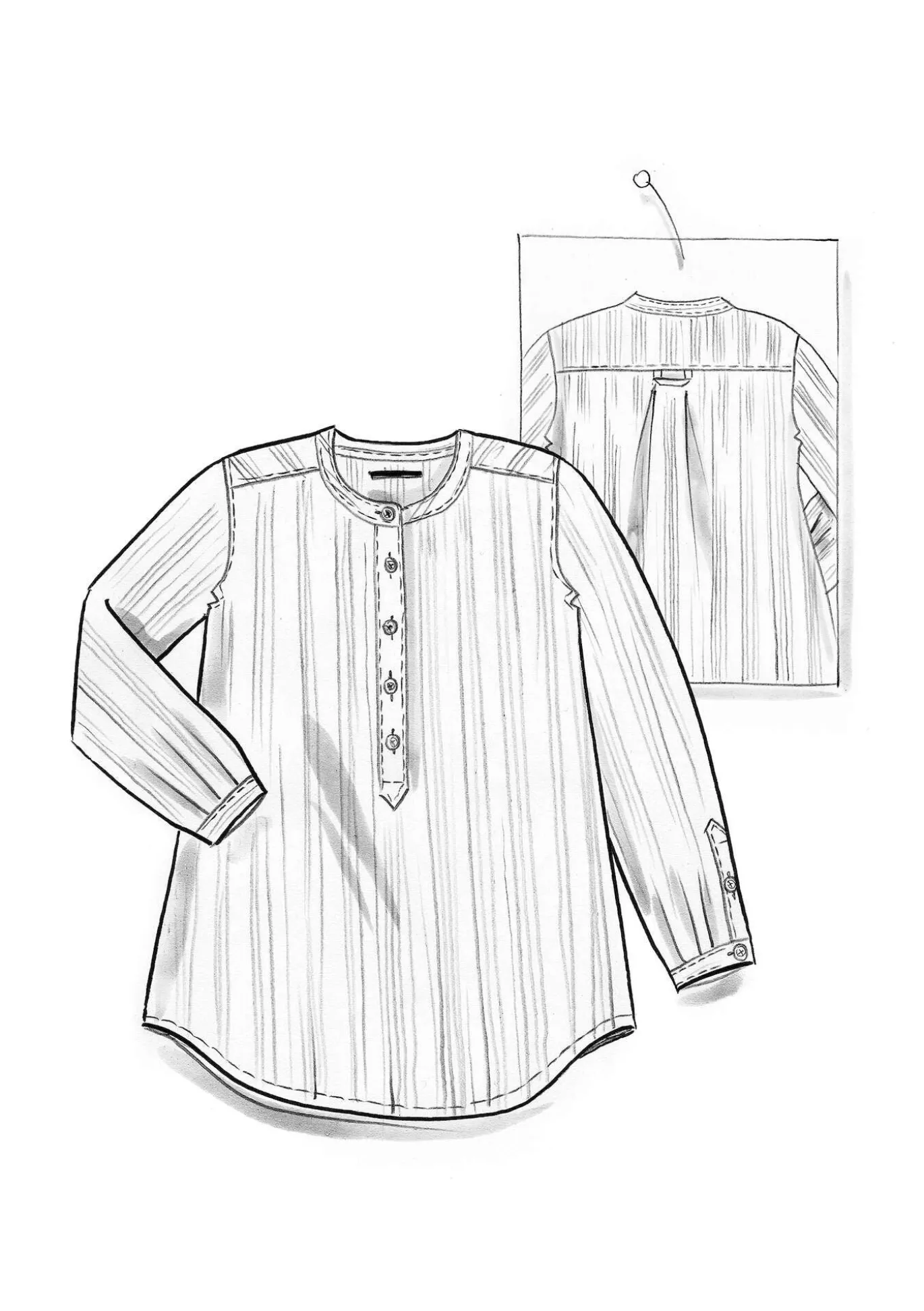 Bluse „Ask“ aus Bio-Baumwolle