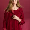 Bluse „Hedda“ aus Bio-Baumwollgewebe