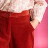 Cordhose aus Bio-Baumwolle/Elasthan