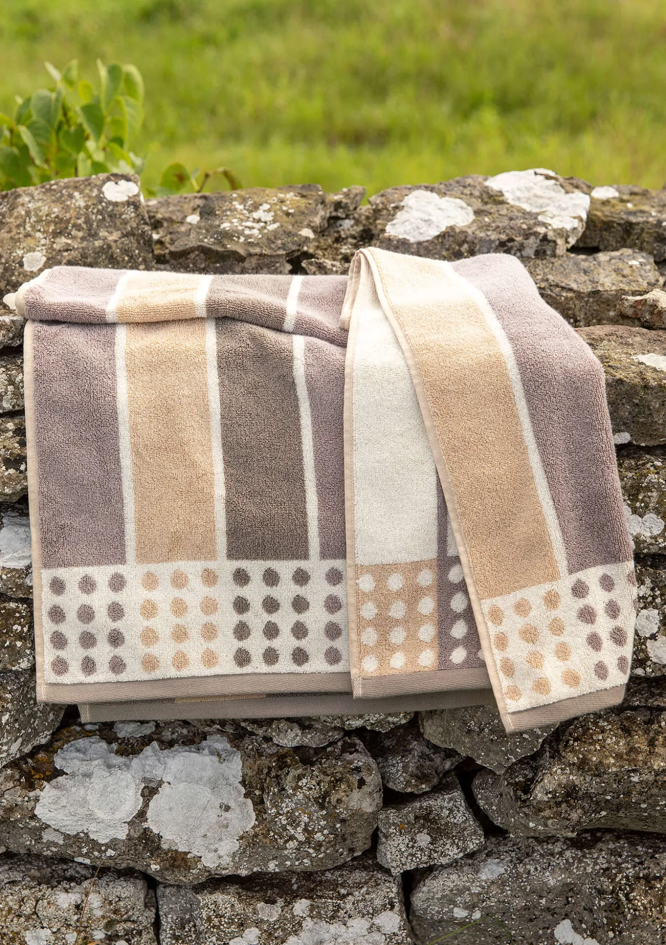 Duschhandtuch „Flow“ aus Bio-Baumwolle