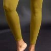 Einfarbige Leggings aus Recycling-Polyamid