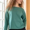 Einfarbiges Shirt aus Bio-Baumwolle