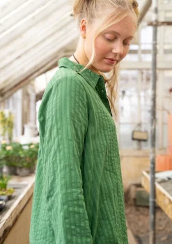Hemdblusenkleid „Värmland“ aus Bio-Baumwollgewebe