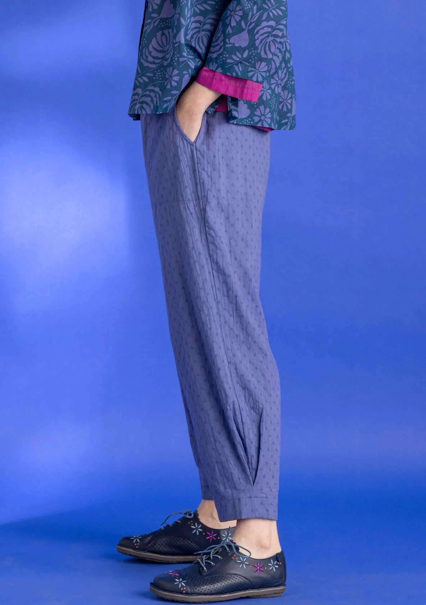 Hose aus Bio-Baumwolldobby