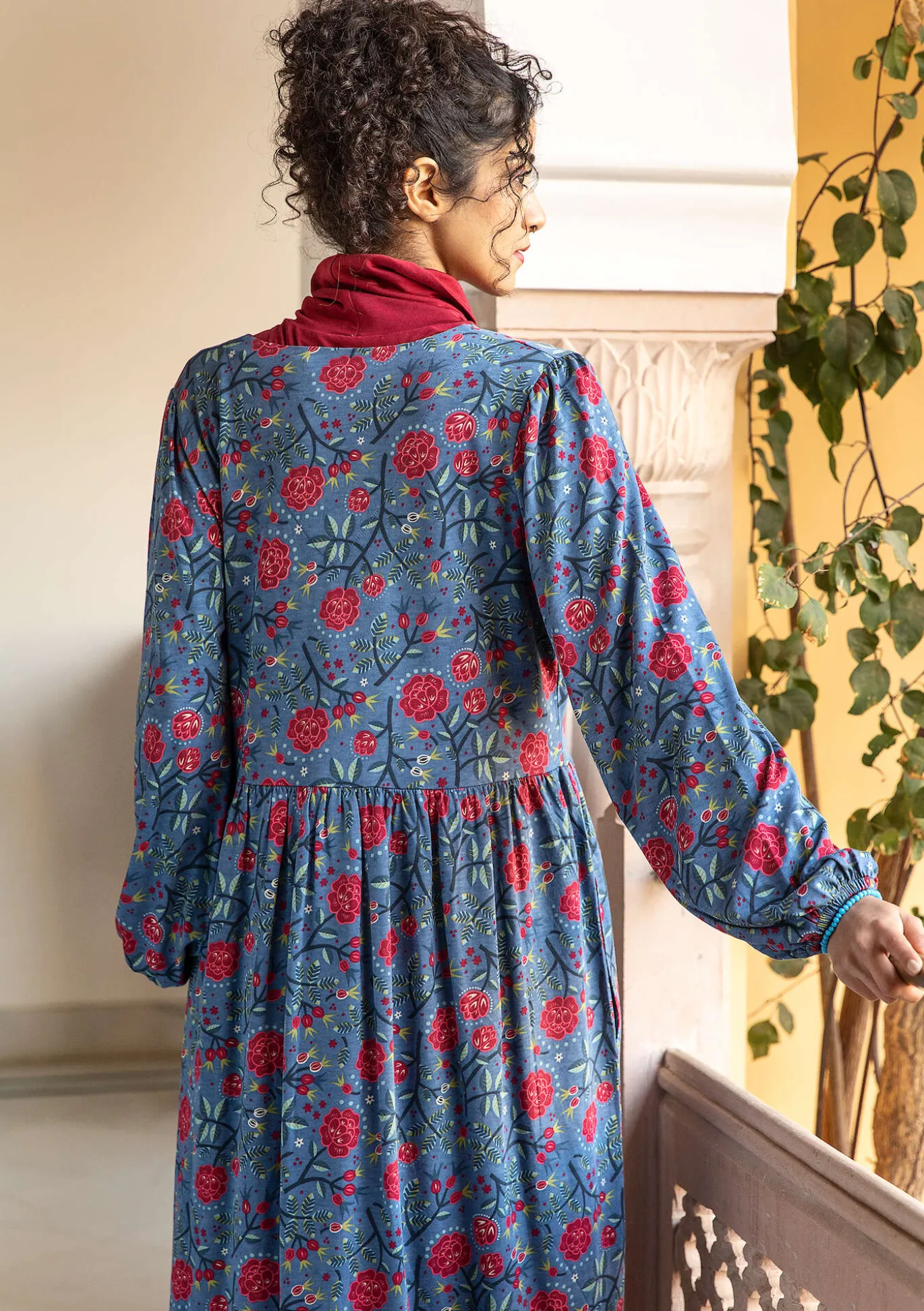 Jerseykleid „Nyponros“ aus Bio-Baumwolle/Modal