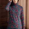 Jersey-Rollkragenshirt „Dagny“ aus Lyocell/Elasthan