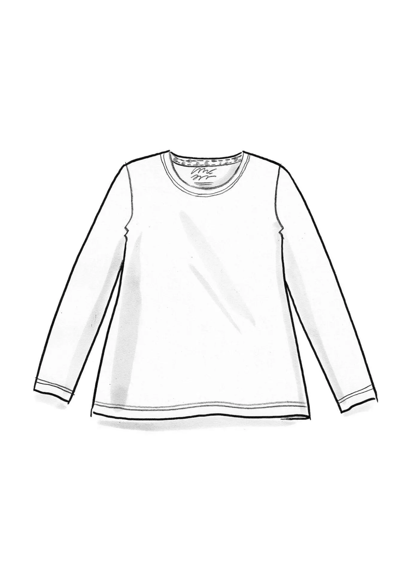 Jerseyshirt „Helga“ aus Lyocell/Elasthan