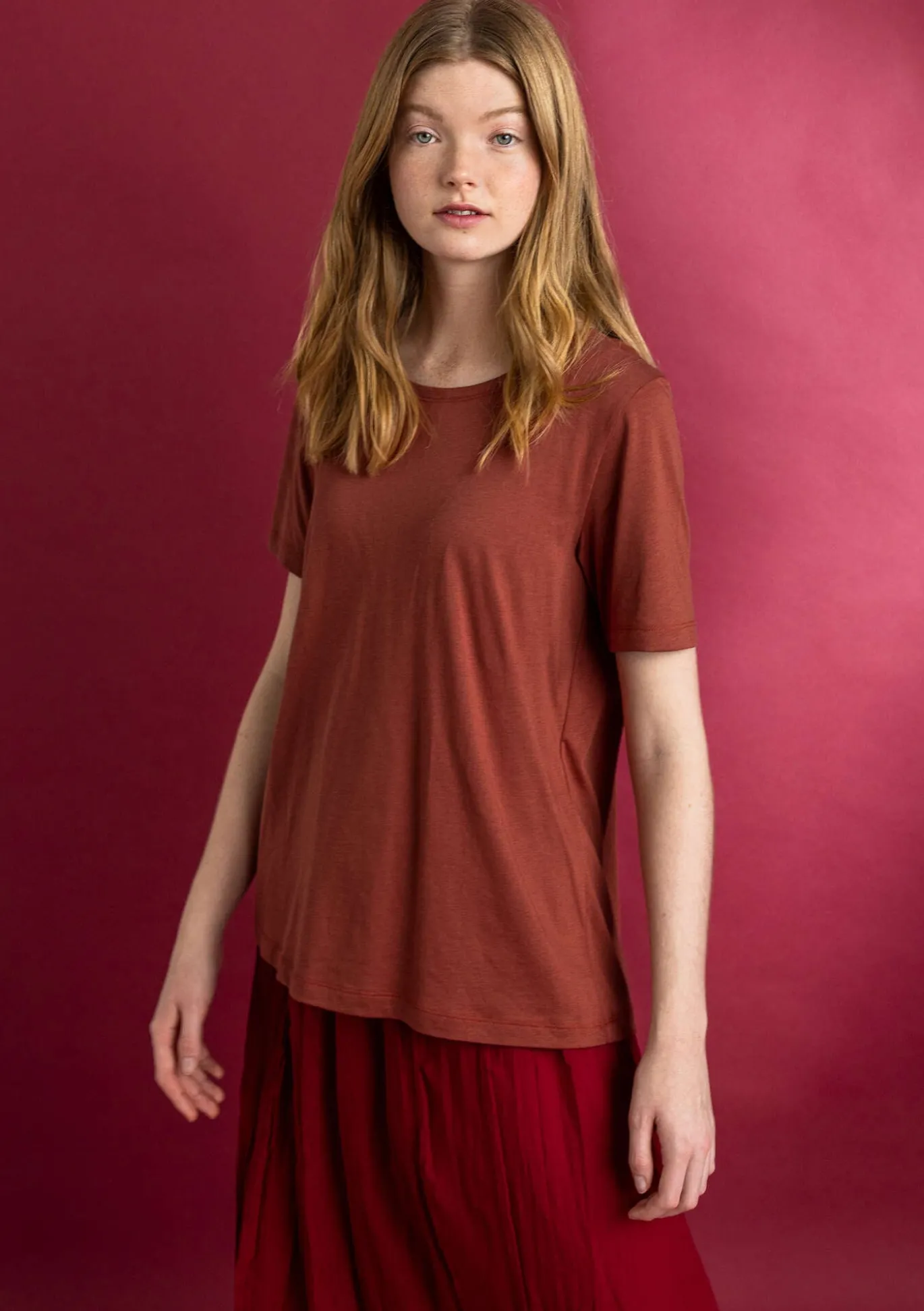 Jerseyshirt „Tyra“ aus Bio-Baumwolle/Modal