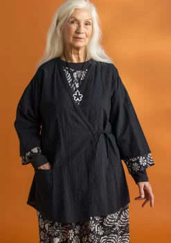 Kimono aus Bio-Baumwolldobby