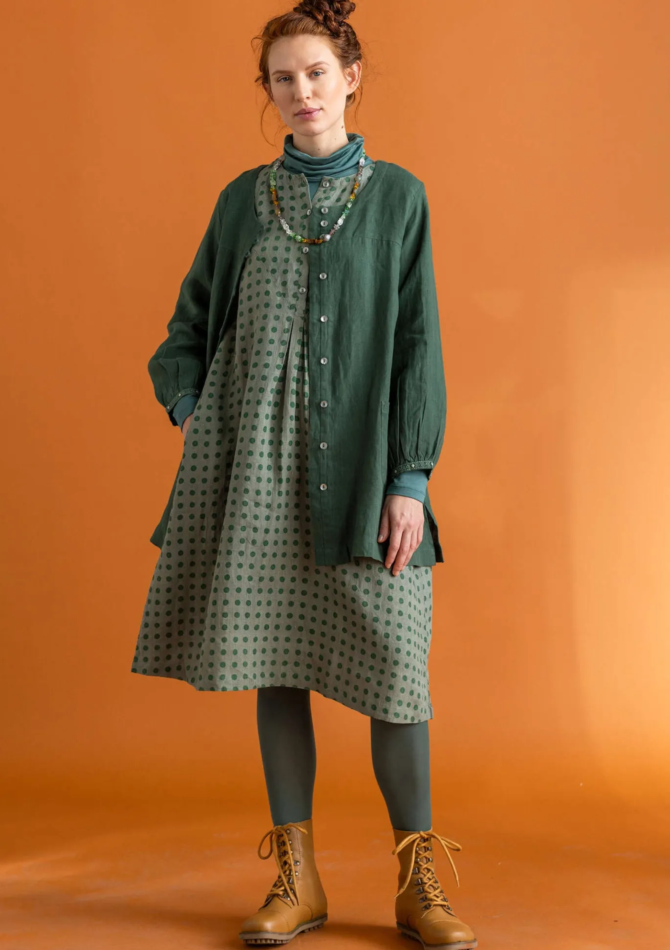 Kleid „Asta“ aus Leinengewebe