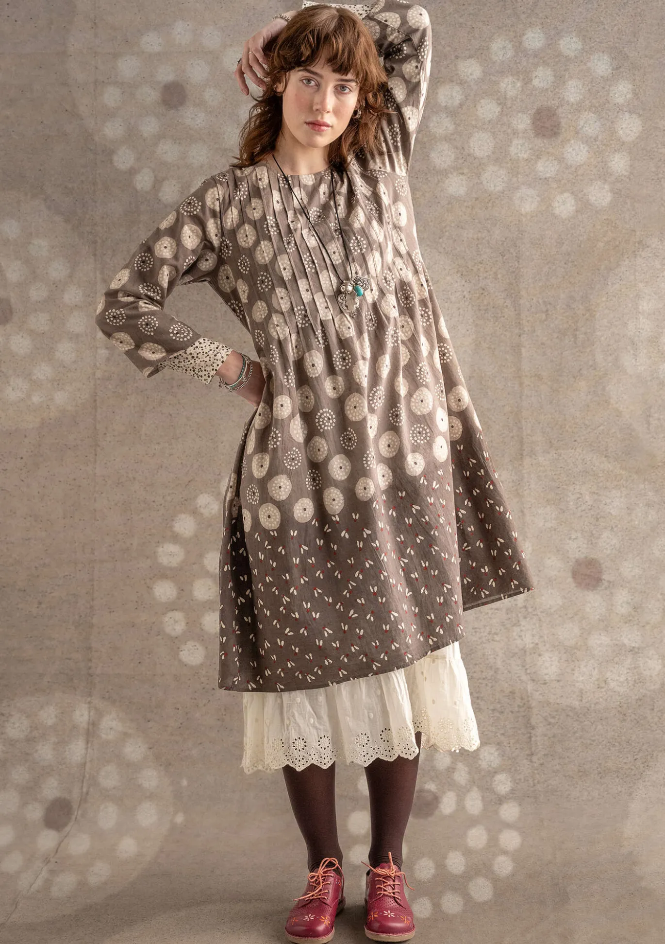 Kleid „Clay“ aus Bio-Baumwollgewebe