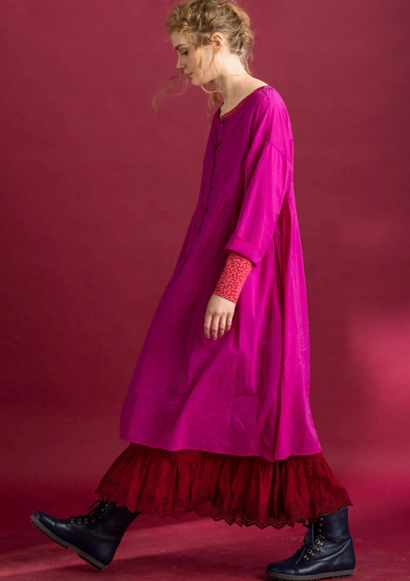 Kleid „Hedda“ aus Bio-Baumwollgewebe
