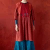 Kleid „Sofia“ aus Bio-Baumwollgewebe