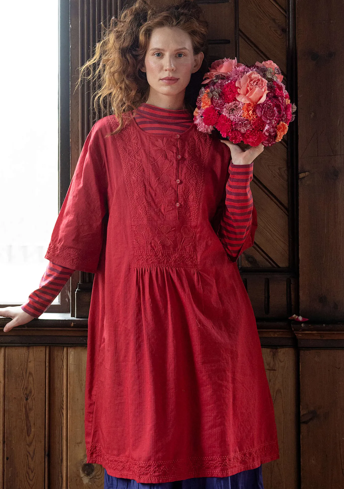 Kleid „Wanja“ aus Bio-Baumwollgewebe