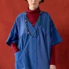 Künstlerbluse „Sofia“ aus Bio-Baumwolle