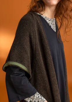Langstrickjacke aus Alpakagemisch