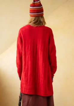Langstrickjacke „Capella“ aus Lammwolle