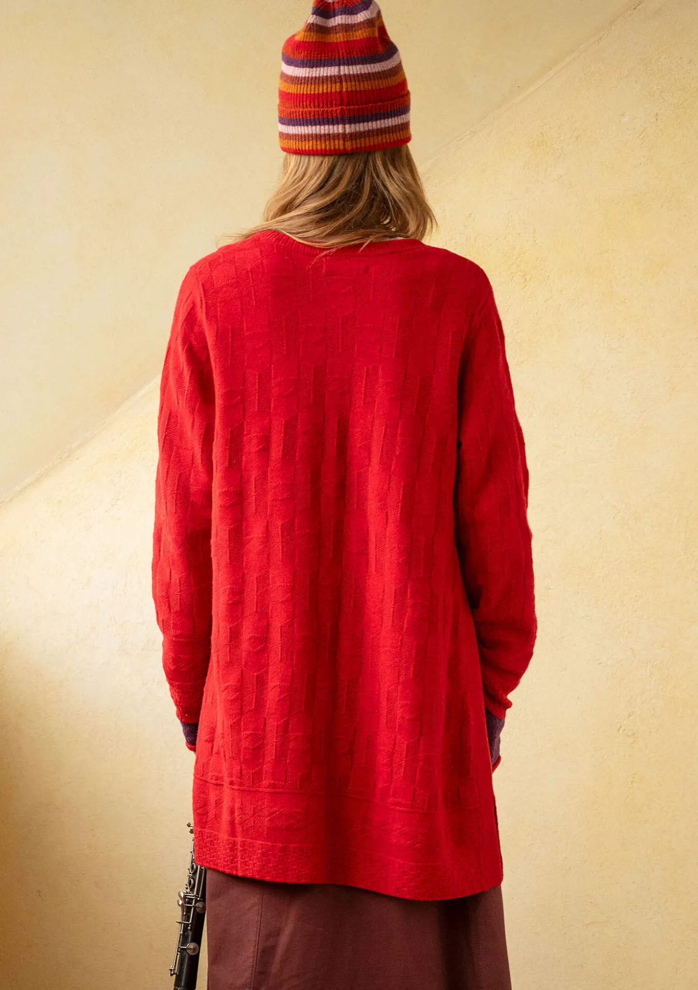 Langstrickjacke „Capella“ aus Lammwolle