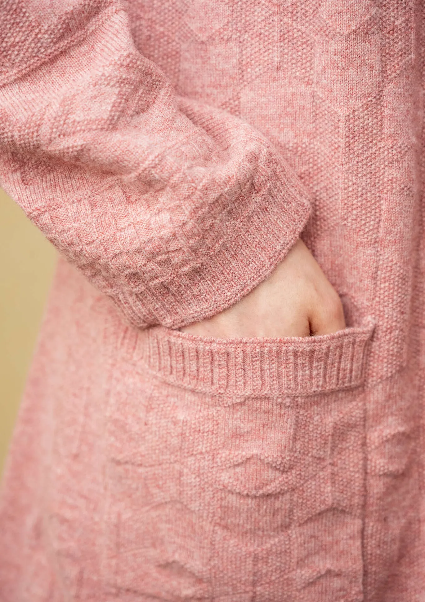 Langstrickjacke „Capella“ aus Lammwolle