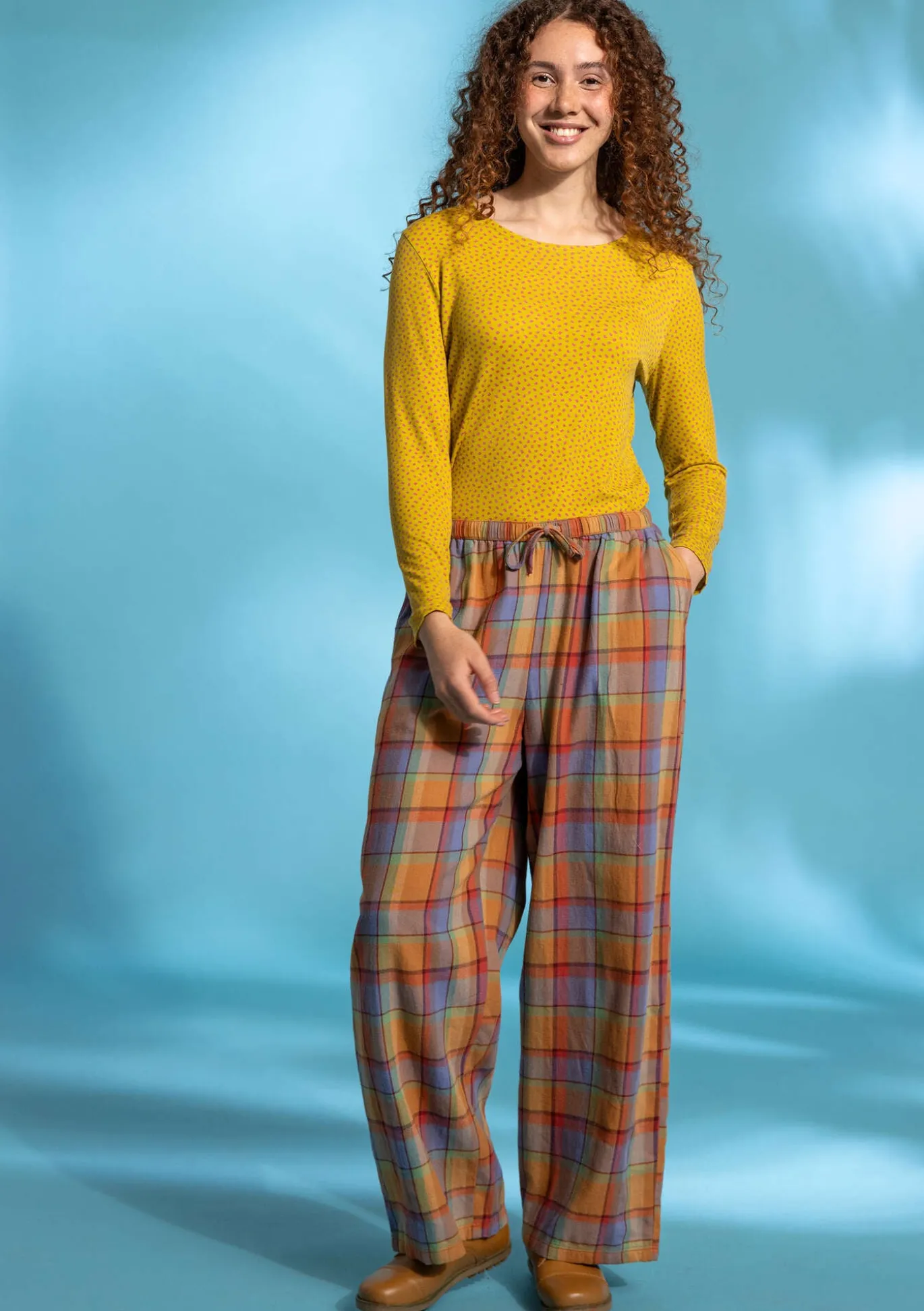 Pyjamahose „Skagen“ aus Bio-Baumwollgewebe