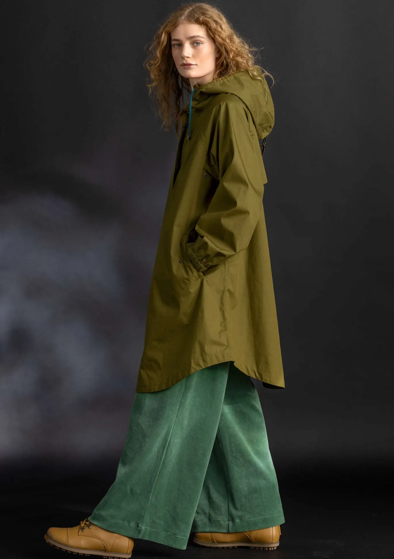 Regenjacke „Hedda“ aus Bio-Baumwollgewebe