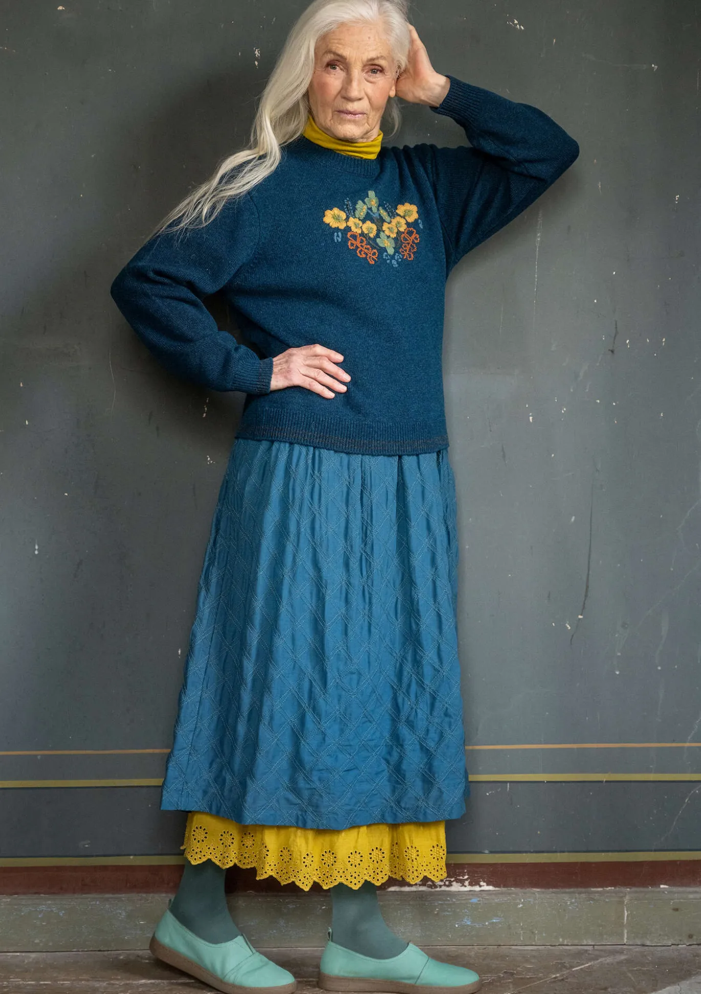 Rock „Helga“ aus Bio-Baumwollgewebe