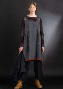 Schürzenkleid „Ava“ aus Bio-Baumwollgewebe