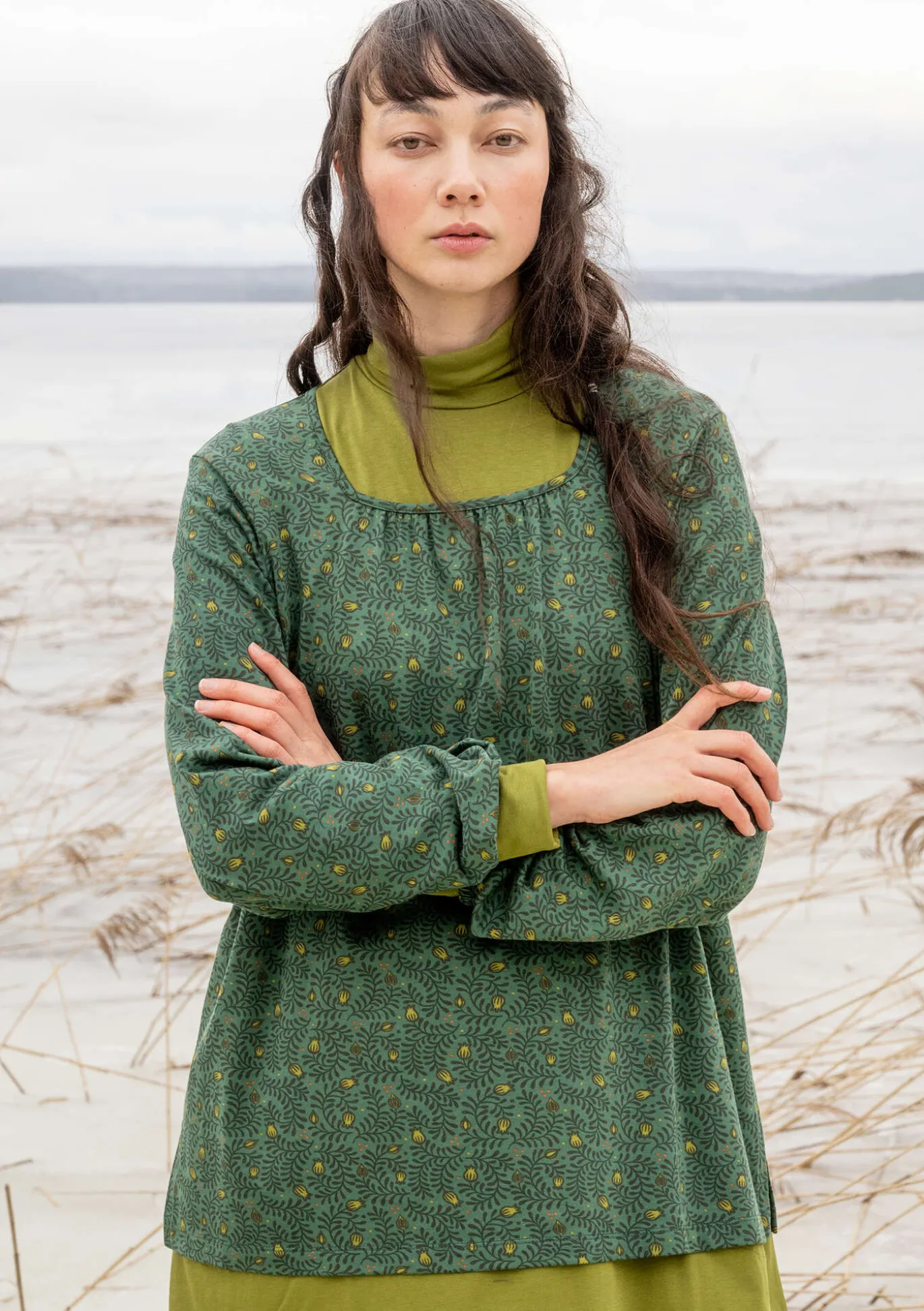 Shirt „Aurora“ aus Bio-Baumwolle/Modal/Elasthan