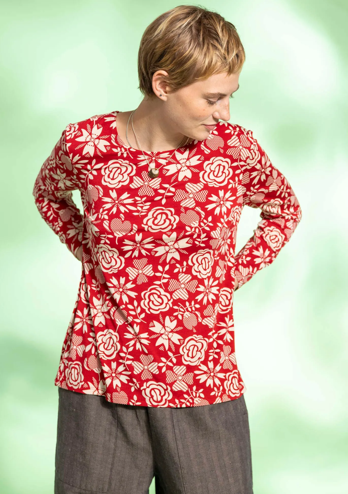 Shirt „Karin“ aus Micromodal/Elasthan