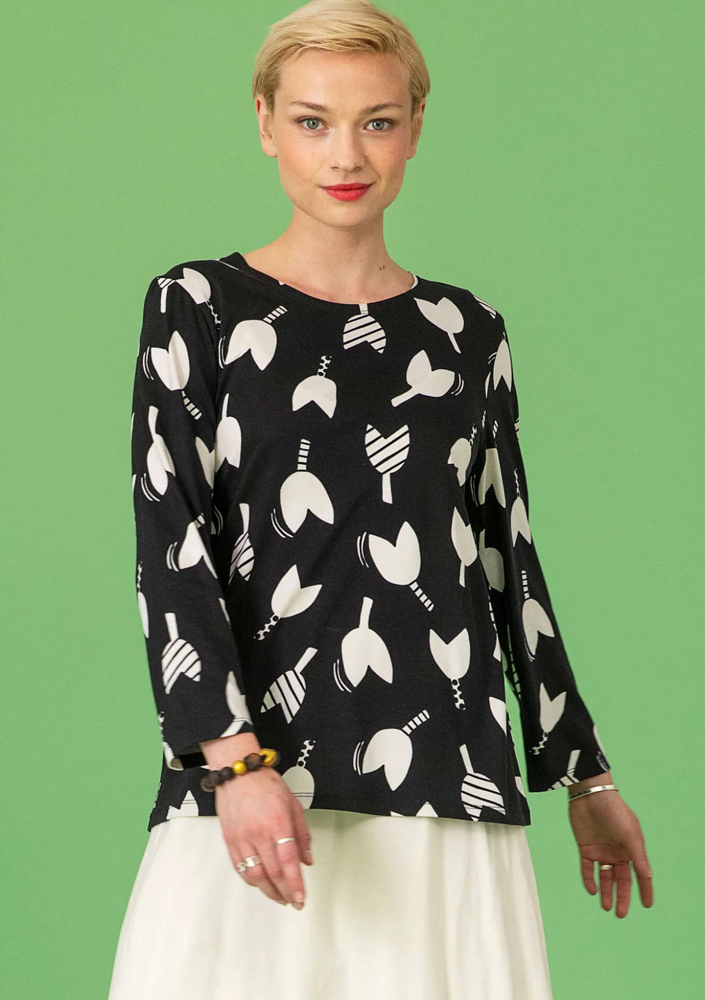 Shirt „Mika“ aus Bio-Baumwolle/Modal