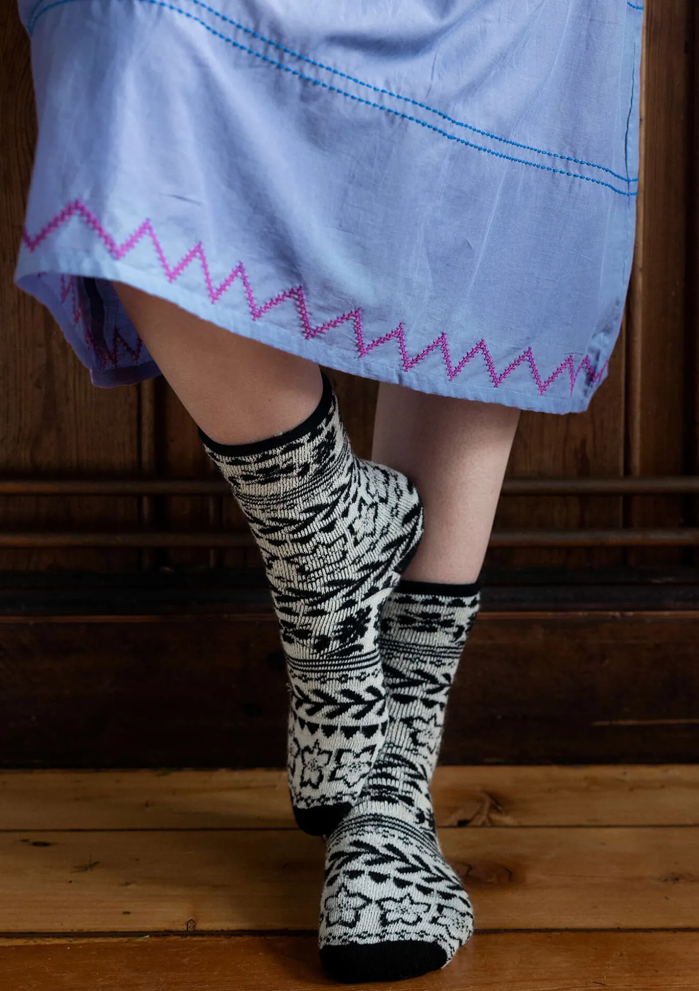 Socken „Twinkle“ aus Wollfrottee