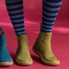 Stiefeletten aus Nubukleder