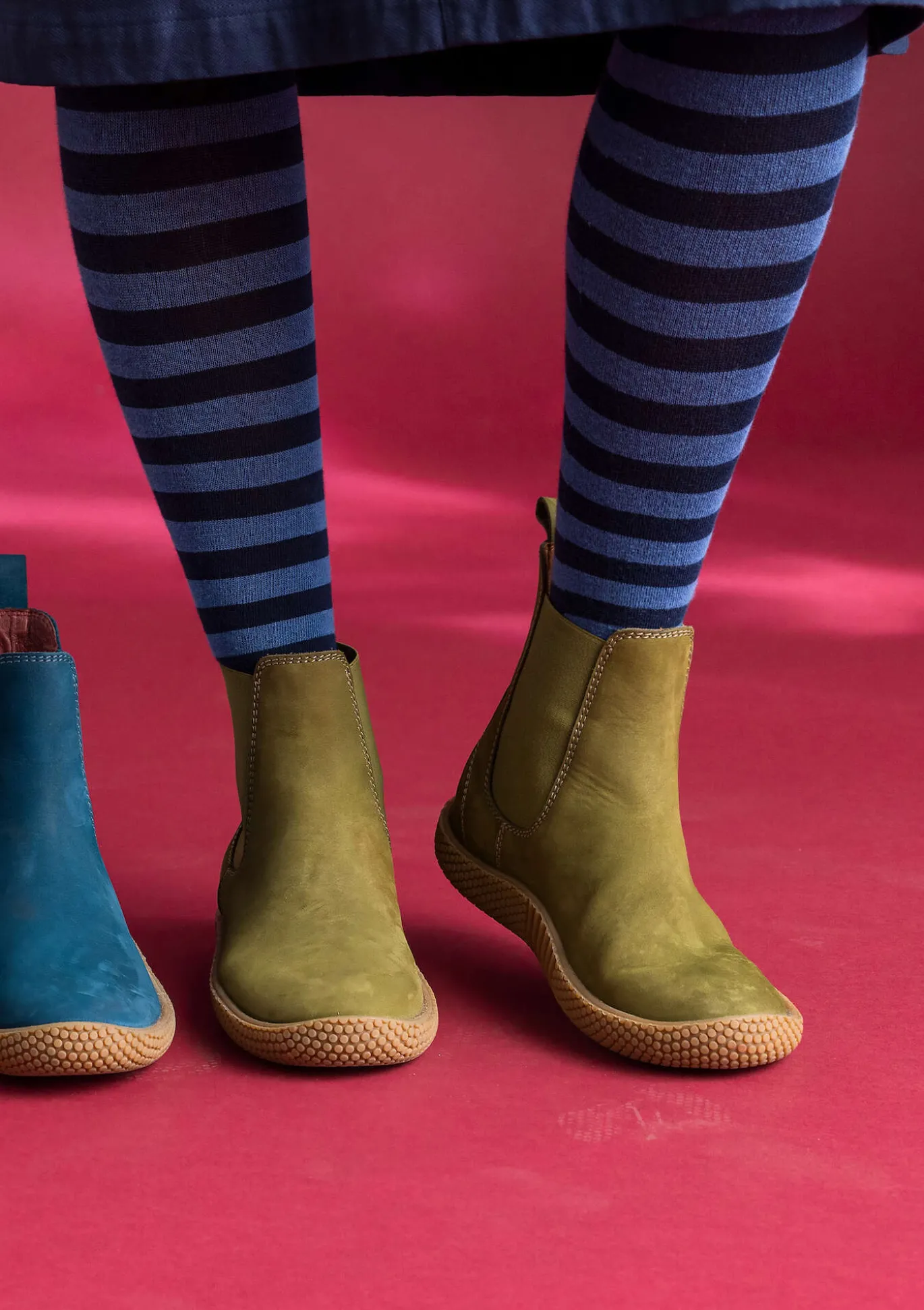 Stiefeletten aus Nubukleder