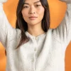 Strickjacke aus Alpakagemisch
