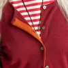 Strickjacke aus Bio-/Recycling-Baumwolle