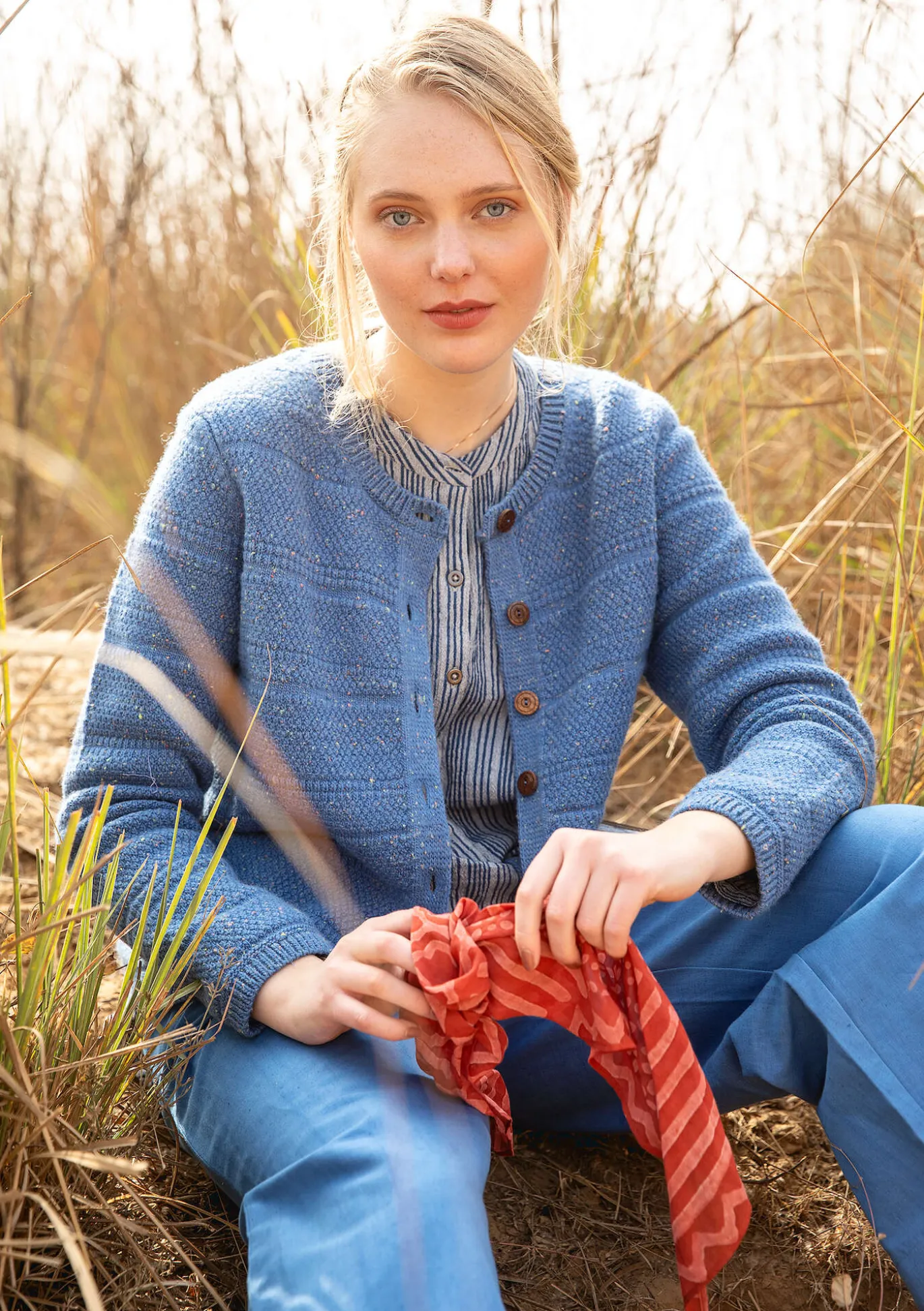 Strickjacke aus Wolle