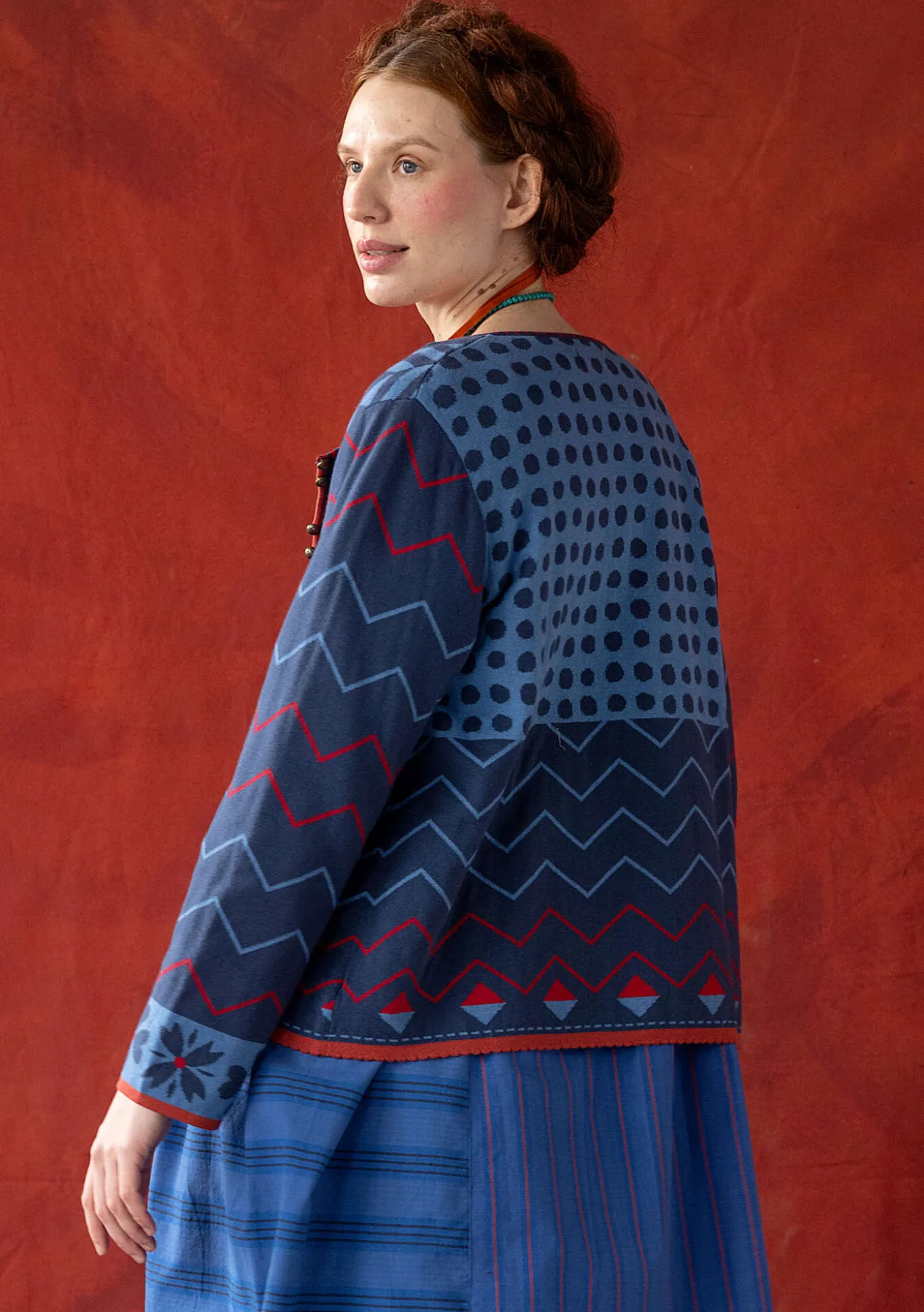 Strickjacke „Maria“ aus Bio-/Recycling-Baumwolle
