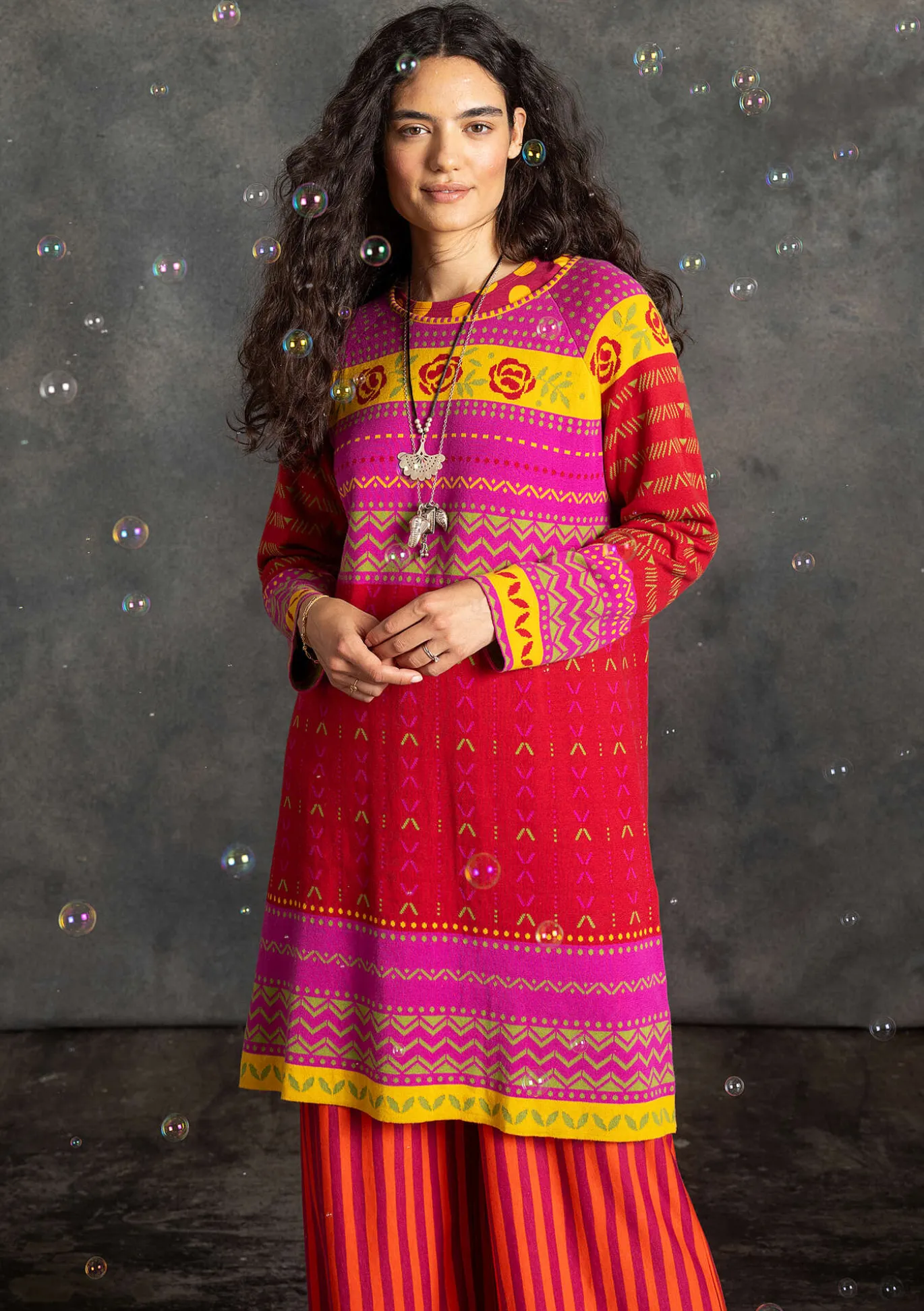 Strickkleid „Kajsa“ aus Bio-/Recycling-Baumwolle
