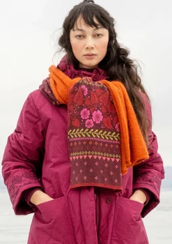 Strickschal „Borealis“ aus Bio- und Recycling-Baumwolle/Wolle