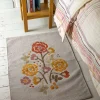 Teppich „Wild rose“ aus Bio-Baumwolle