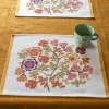 Tischset „Wild rose“ aus Bio-Baumwolle