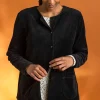 Veloursjacke aus Bio-Baumwolle/Recycling-Polyester