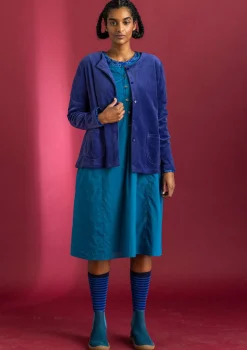 Veloursjacke aus Bio-Baumwolle/Recycling-Polyester
