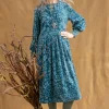 Velourskleid „Katla“ aus Bio-Baumwolle/Recycling-Polyester