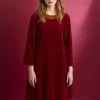 Velourstunika aus Bio-Baumwolle/Recycling-Polyester