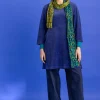 Velourstunika aus Bio-Baumwolle/Recycling-Polyester