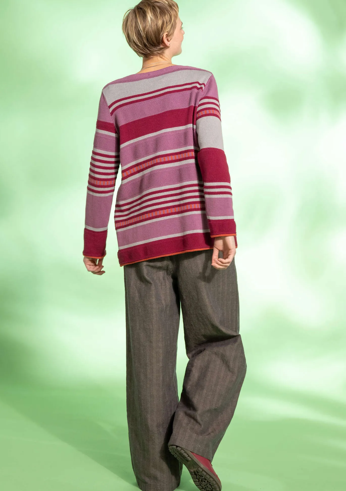Webhose „Woodland“ aus Bio-Baumwolle/Leinen